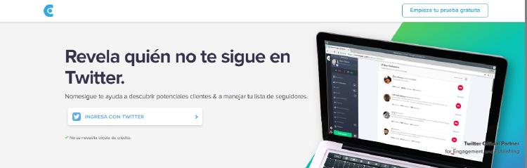 twitter Nomesigue app twitter Nomesigue app