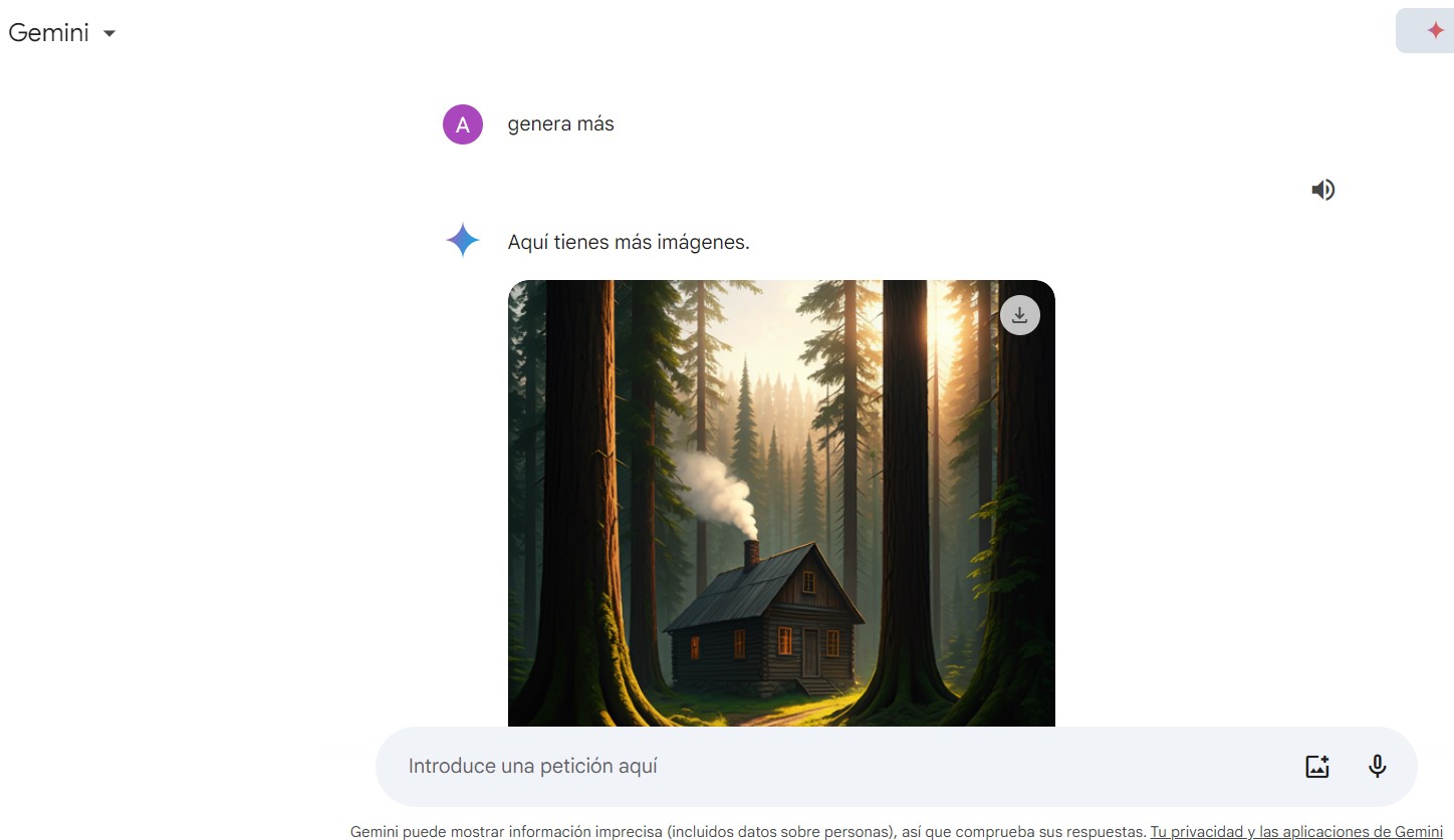 gemini app generador imágenes