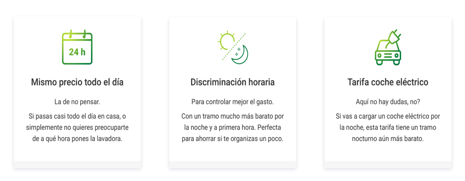 Tarifas Yoigo LUZ Y GAS