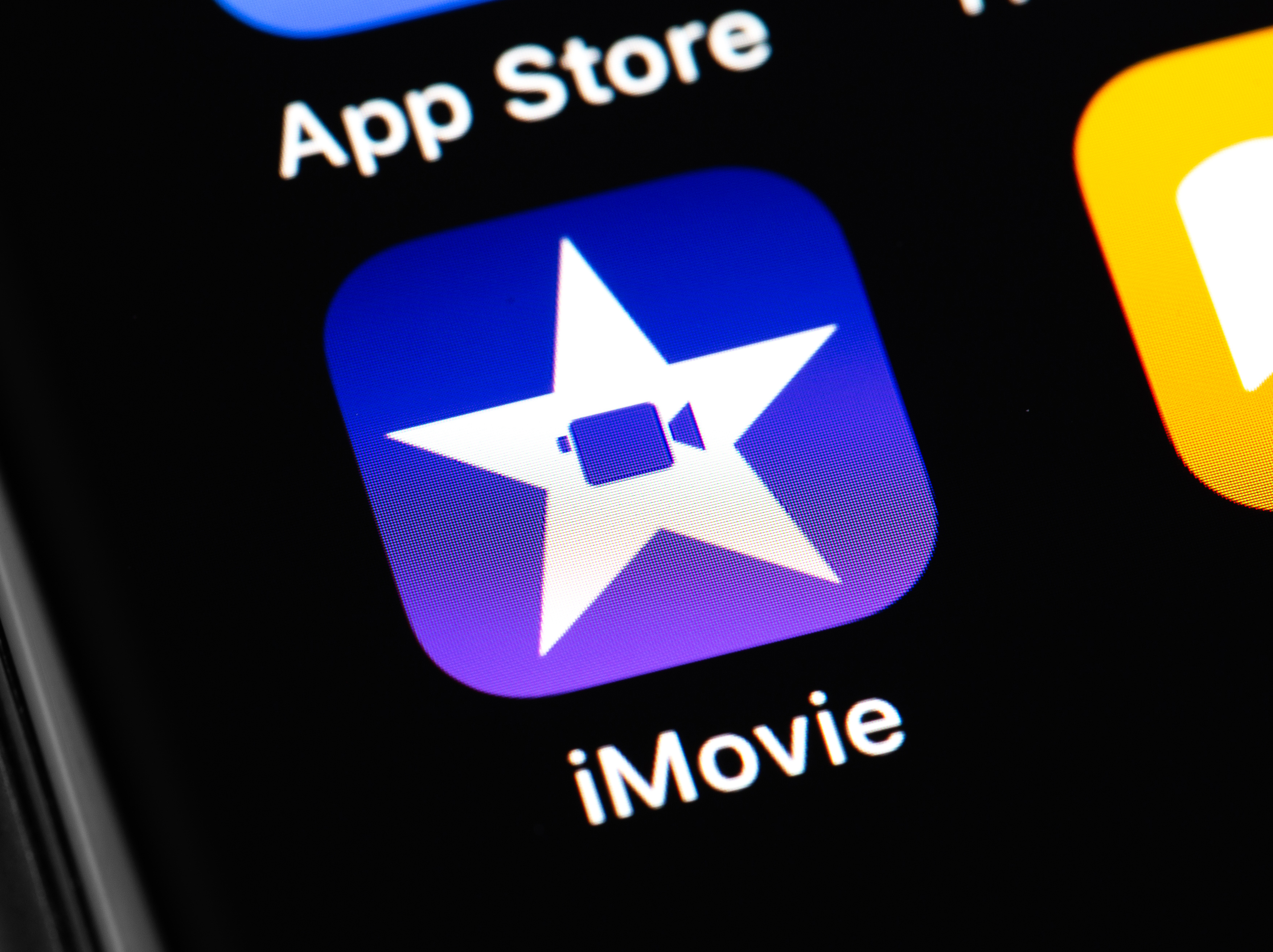 iMovie app iPhone vídeos