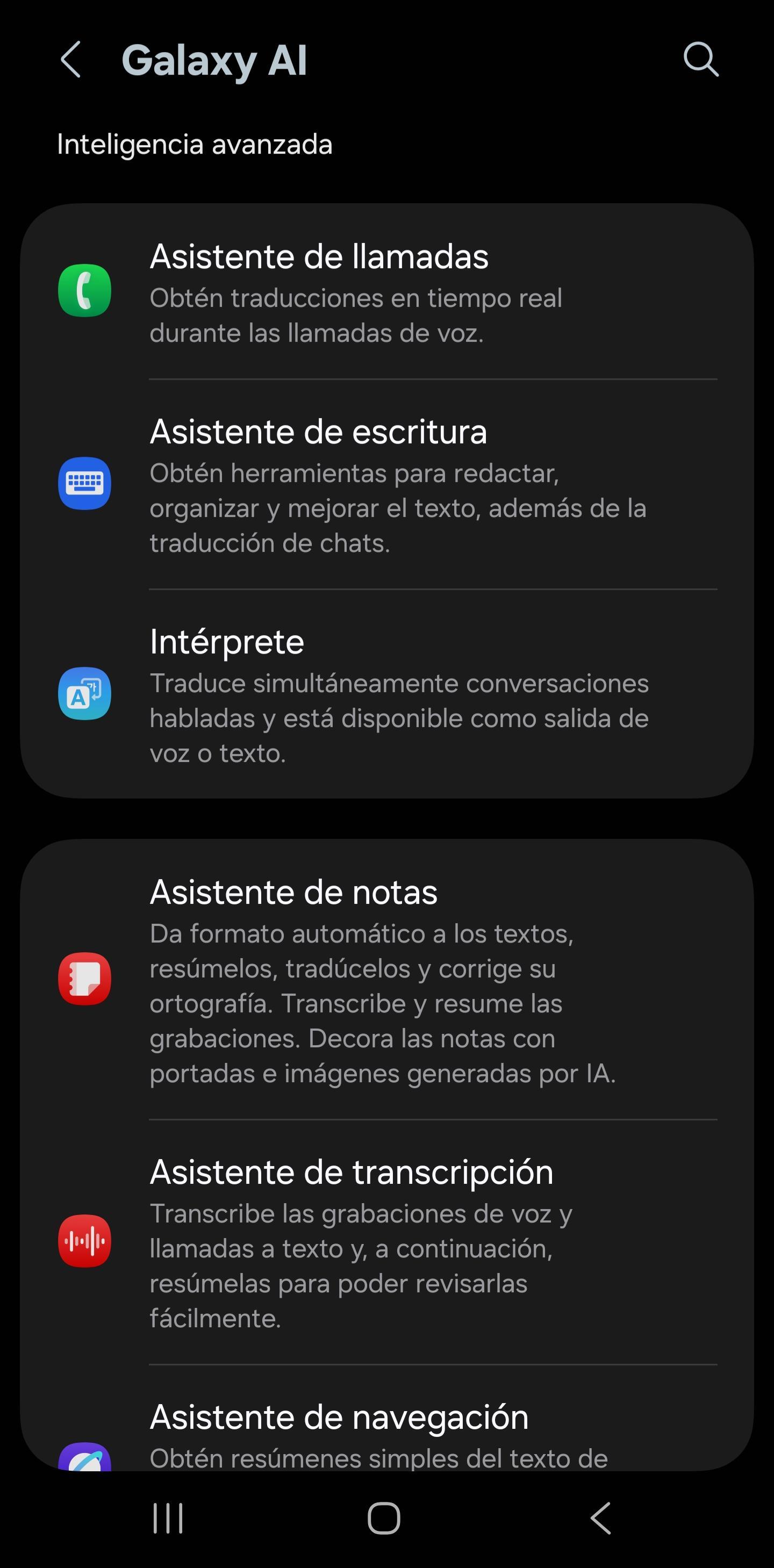 Cómo activar Live Translate en llamadas y mensajes con Galaxy AI