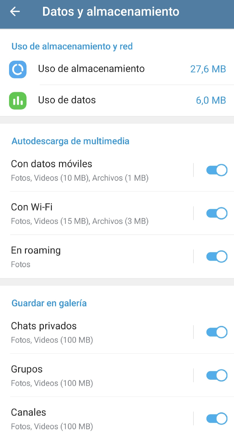 Recuperar mensajes borrados Telegram
