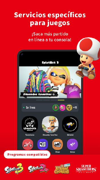 app online de Nintendo