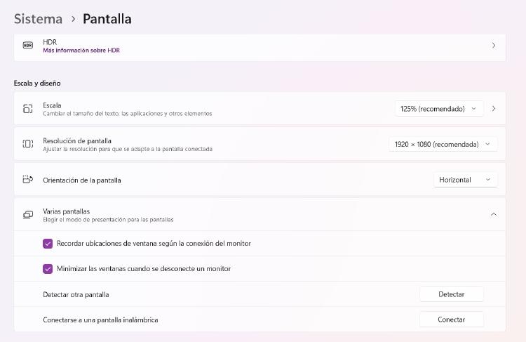 detectar pantalla Windows detectar pantalla Windows