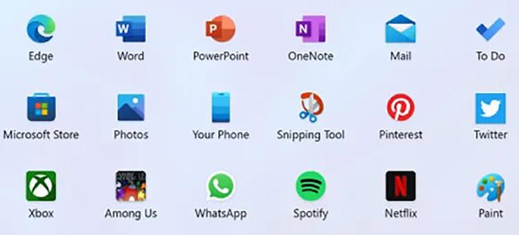 iconos Windows 11