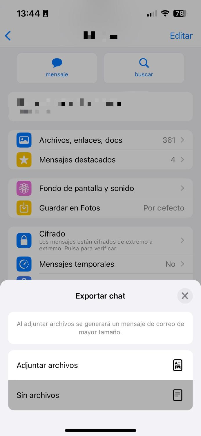 Pasar conversaciones whatsapp telegram