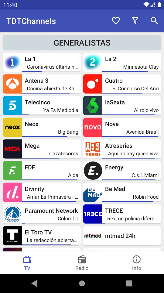 Cómo Ver La Televisión TDT En El Móvil Android E IOS | Bloygo