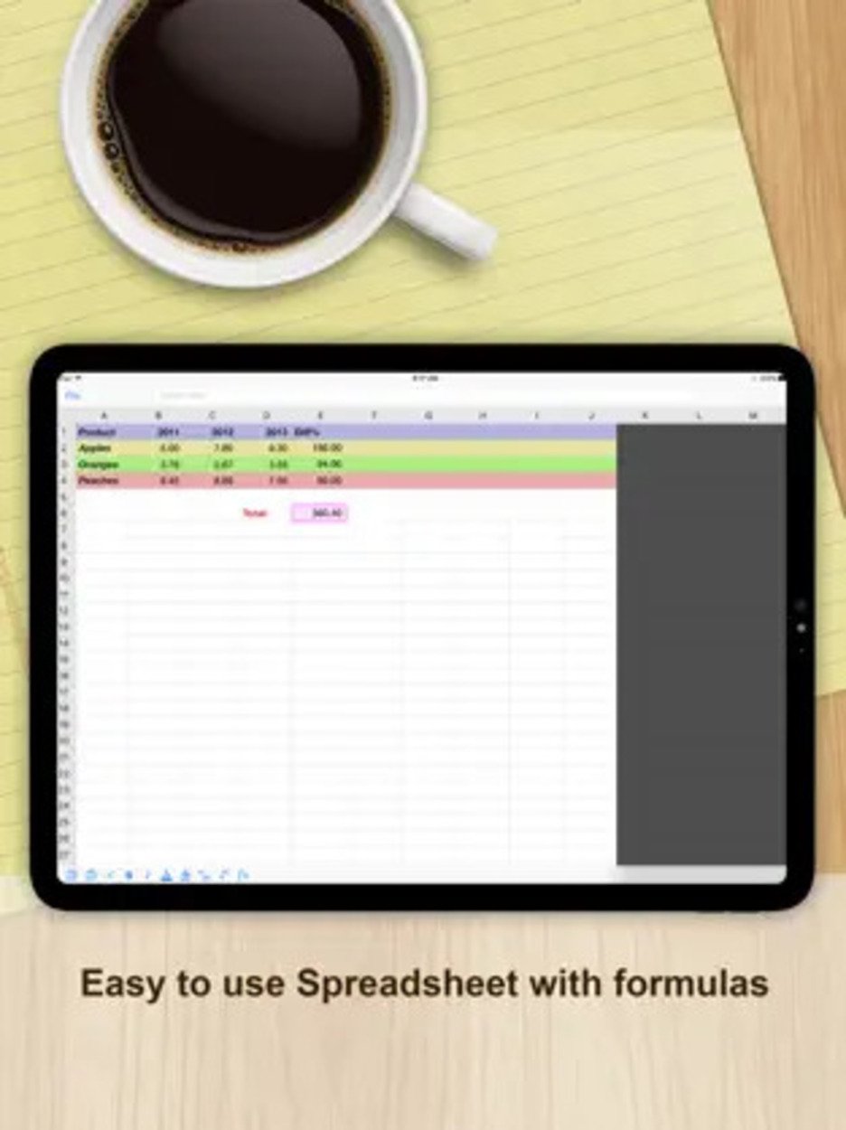 iSpreadsheet Mejores alternativas a Excel en Mac gratis